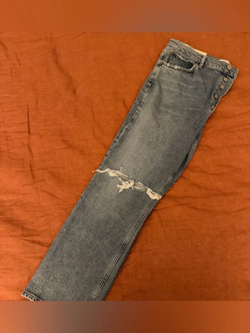 Agolde | Riley High Rise Straight Crop - Picture 5 of 6